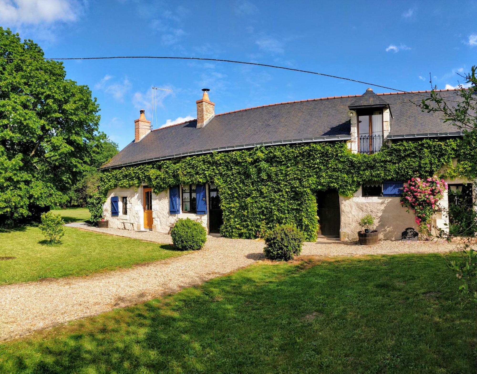 Traditional Longere Farmhouse At La Fortinerie Mouliherne المظهر الخارجي الصورة